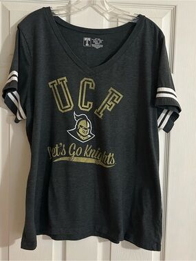 UCF Black & Gold V-Neck Team Shirt - Let's Go Knights